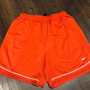 Orange Nike Athletic Shorts Size XL